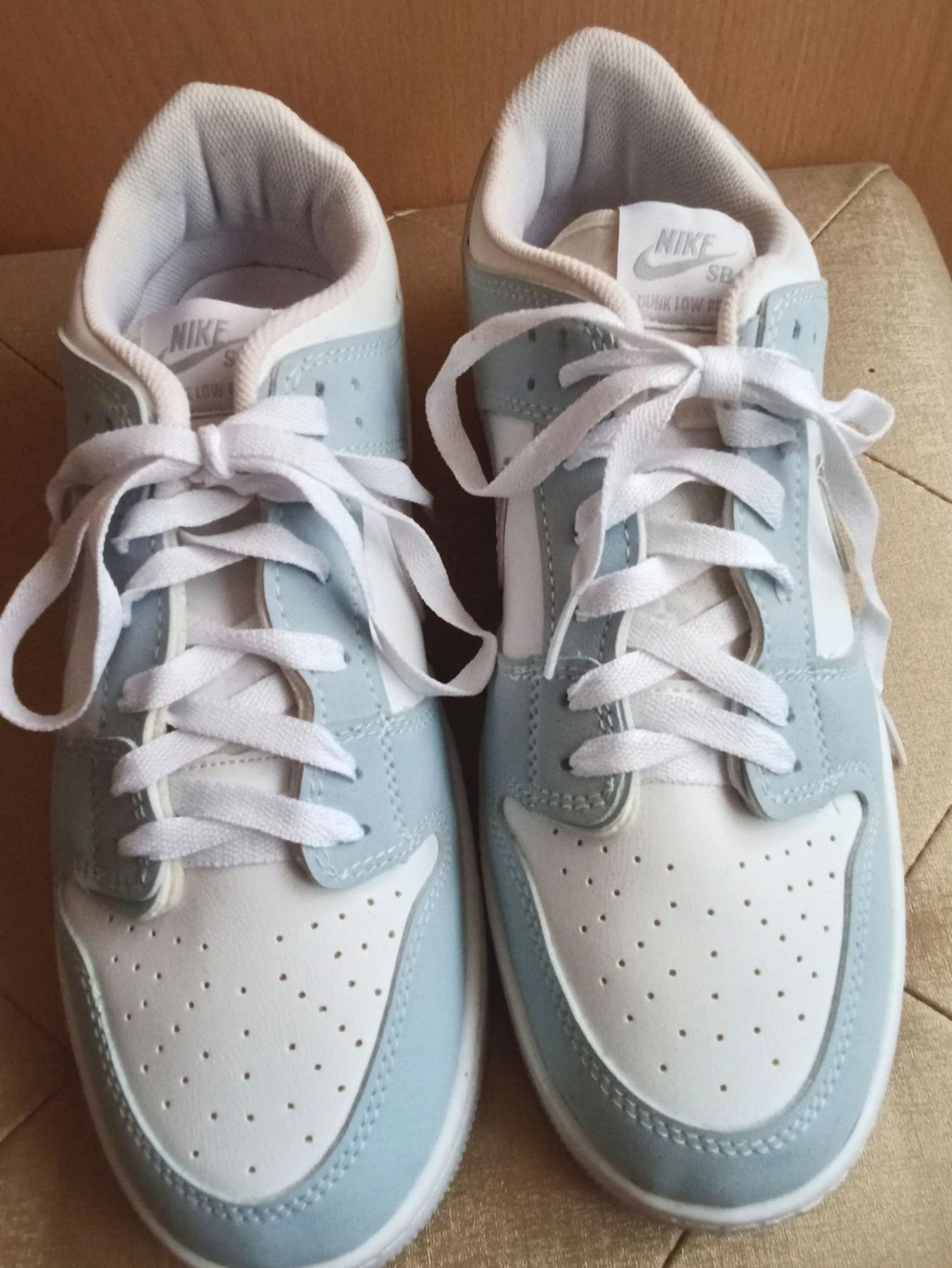Nike Dunk Low sneakers maat 42 nieuw blauw en wit zonder labels – photo 3
